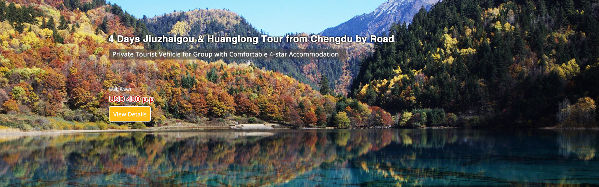 Chengdu Jiuzhaigou Group Tour