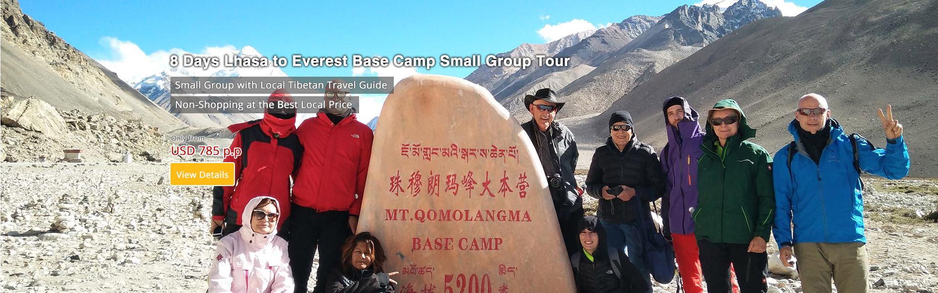 8 Days Lhasa to Everest Base Camp Group Tour