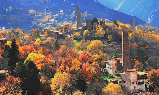 The Autumn of Zhonglu ancient Village