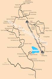 Dujiangyan and Mount Qingcheng Travel Maps