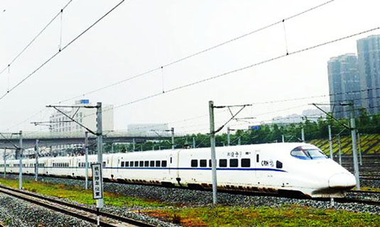 High-speed Train to Emeishan