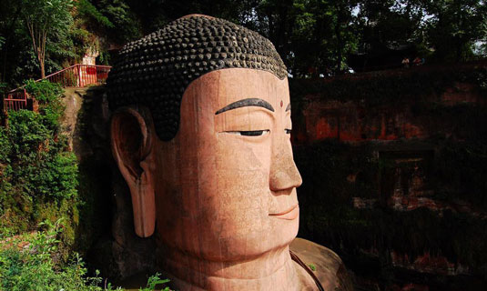 Head of Leshan Giant Buddha