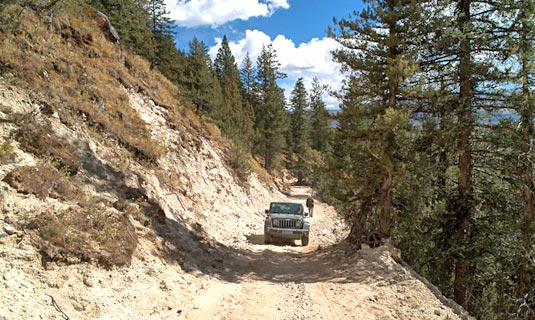 The road from Litang county to Zhangna township