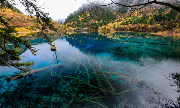 Five Flower Lake in Jiuzhaigou