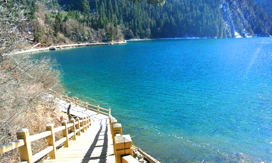 Jiuzhaigou Plank Road