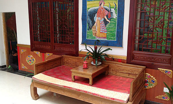 The lounge in Angelie Hotel