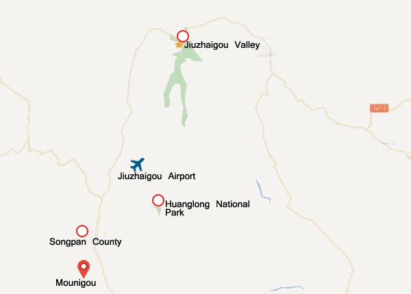 Mounigou Location Map