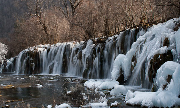 Mounigou scenery in winter
