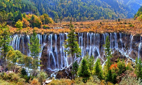 nuorilang waterfalls jiuzhaigou
