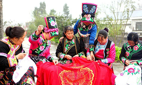 Qiang embroidery