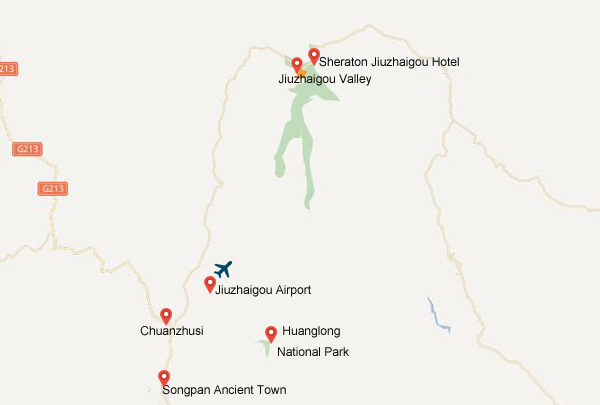 Sheraton Hotel Location map