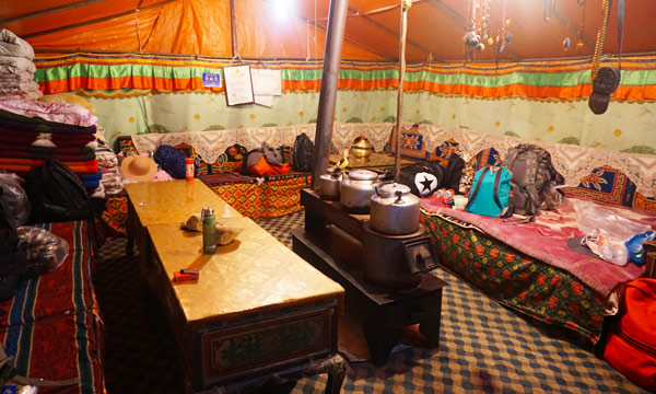 The Inside of the Tent
