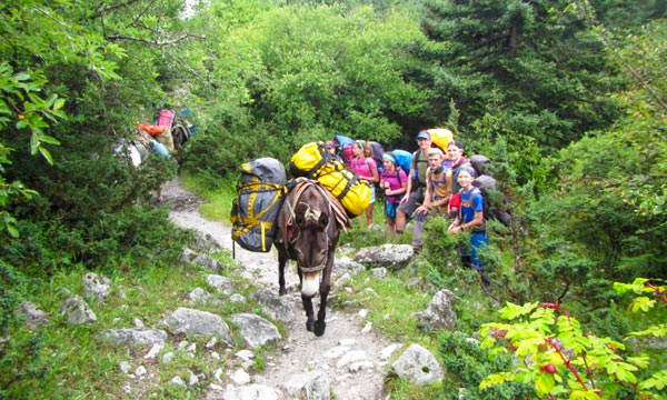 On the Way to Lower Riwuqie with Horses