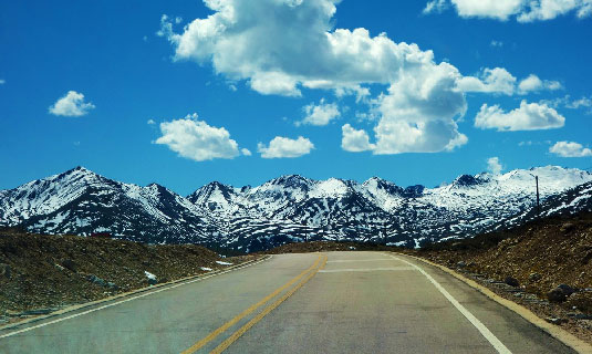 Road to Mount Gongga