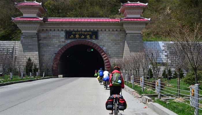 Erlangshan Tunnel on Sichuan-Tibet Highway