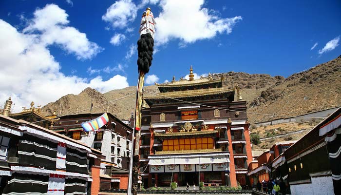 Tibet Nepal Highway Shigatse Thashilhunpo Monastery