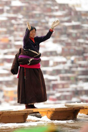 Prayer before Tancheng in winter