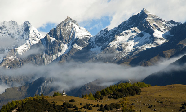 Mount Siguniang known as the Four Maidens.