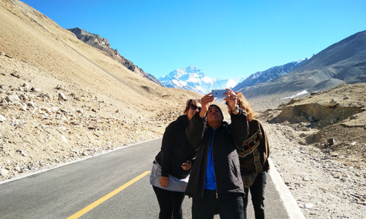 EBC starts in Old Tingri